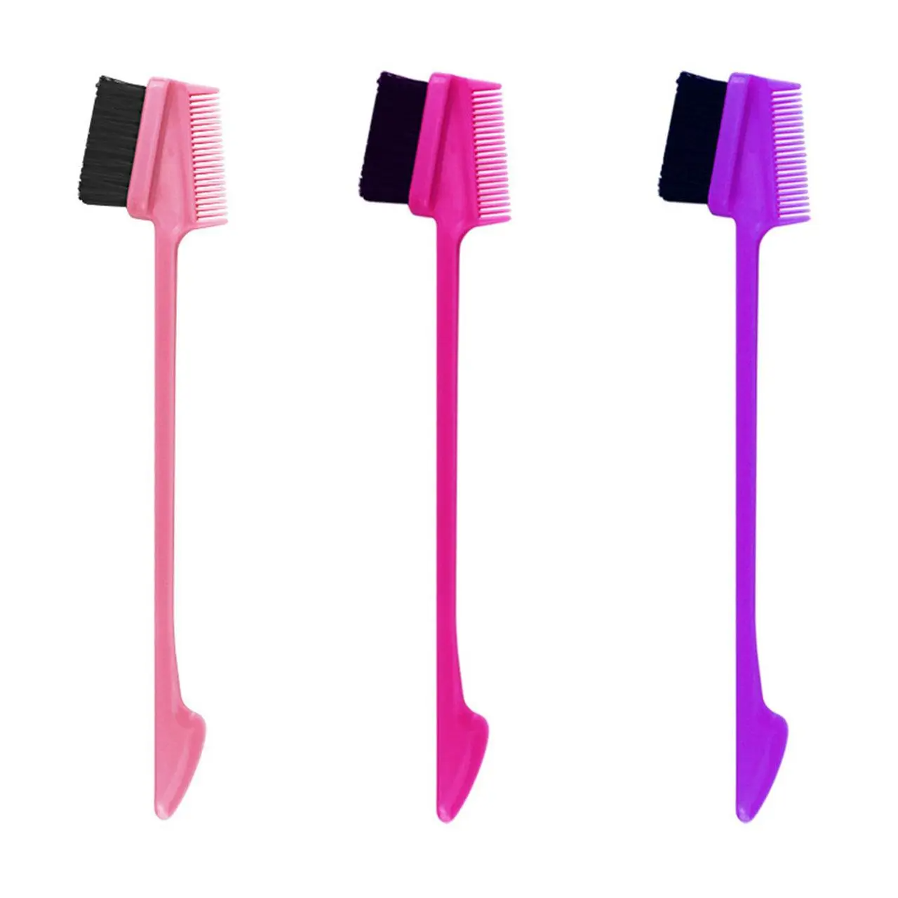 3-in-1 Edge Control Brush & Eyebrow Comb