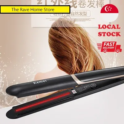 2-in-1 Infrared Ceramic Hair Straightener & Curler