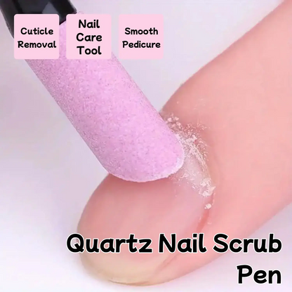 Nail Quartz Stone Cuticle Scrub Pen