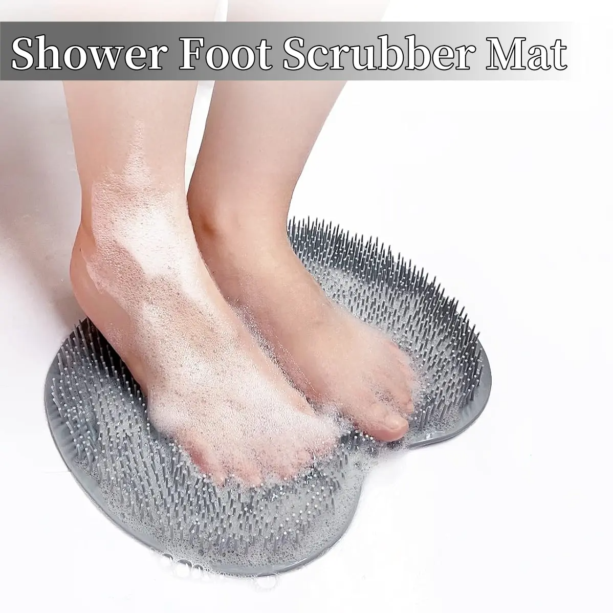 Silicone Shower Foot Scrubber Mat