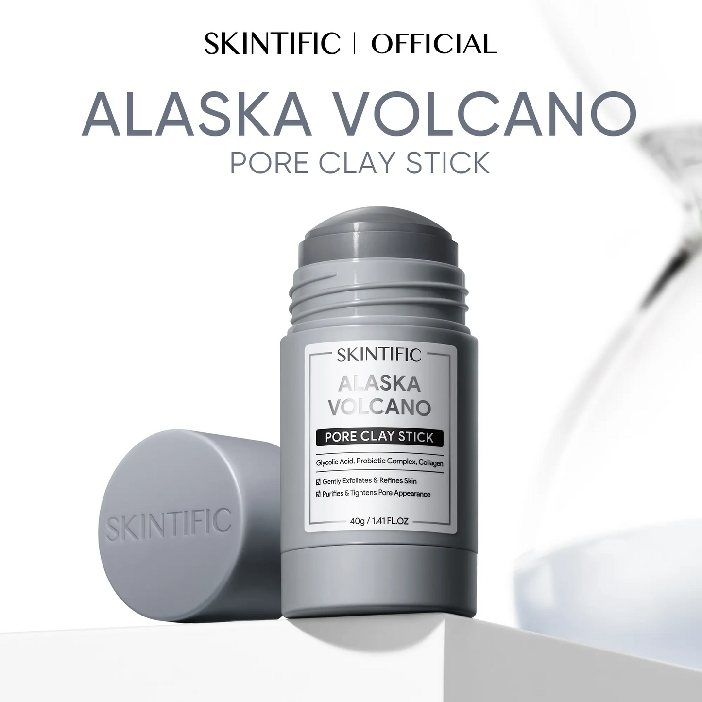 Alaska Volcano Pore Clay Stick