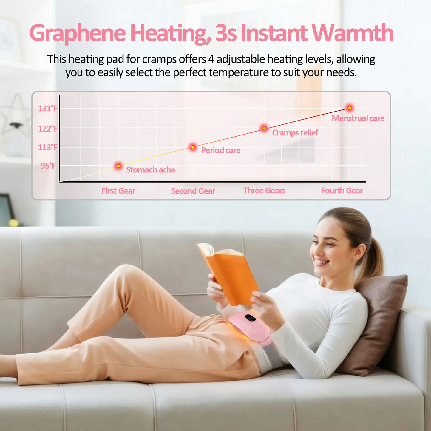 Menstrual Heating Pad Belt