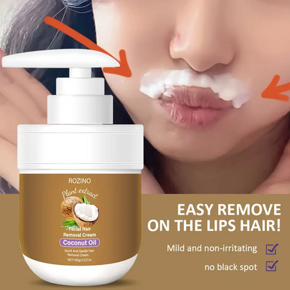 Coconut Oil Hair Removal Cream