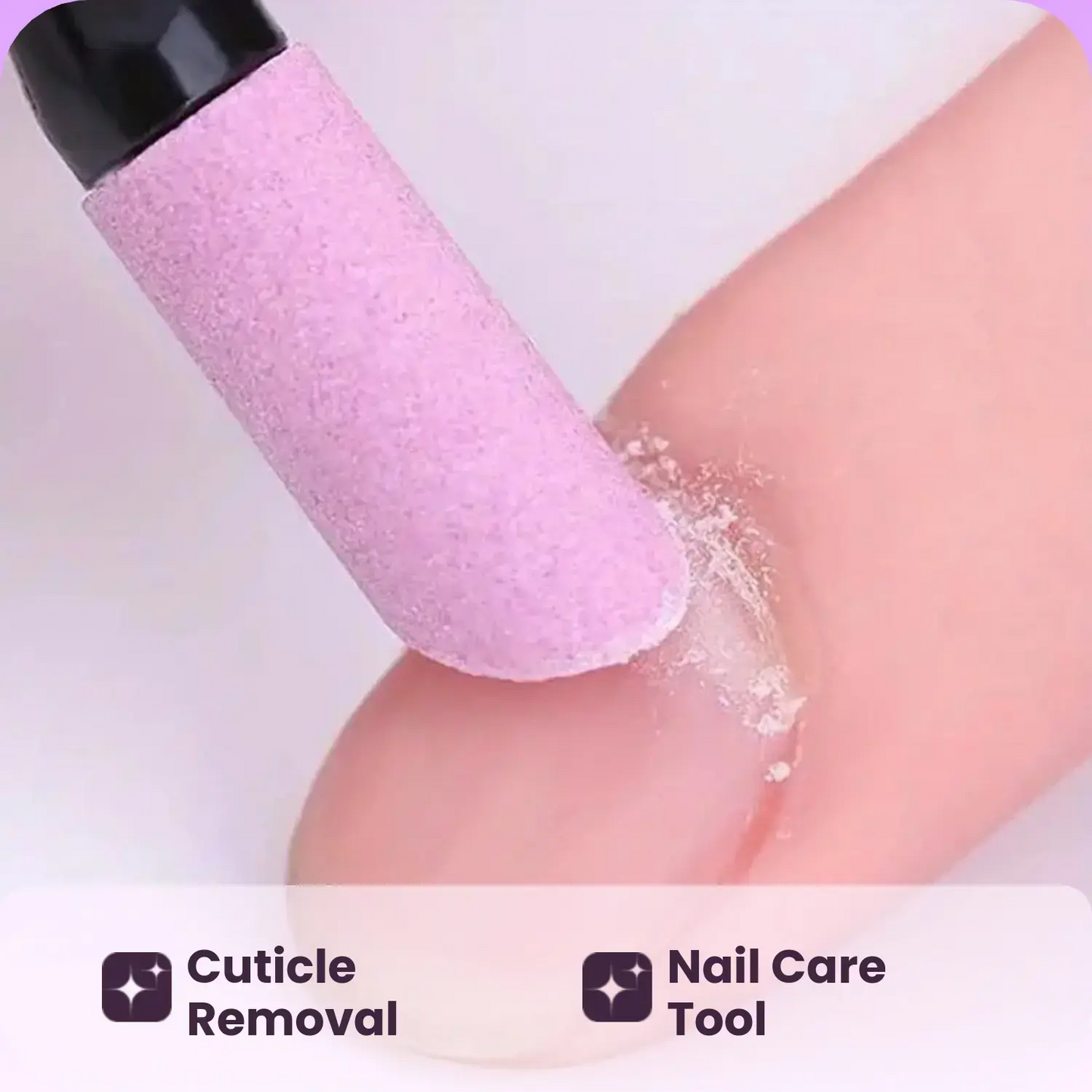 Nail Quartz Stone Cuticle Scrub Pen