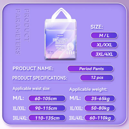 Menstrual Pants – Ultra-Thin, 360° Leak-Proof Period Underwear