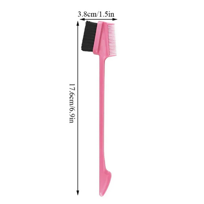 3-in-1 Edge Control Brush & Eyebrow Comb