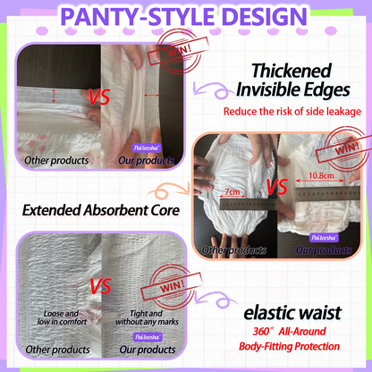 Menstrual Pants – Ultra-Thin, 360° Leak-Proof Period Underwear