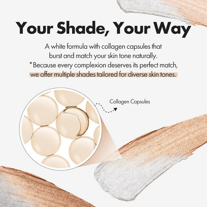 Color-changing foundation stick