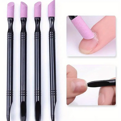 Nail Quartz Stone Cuticle Scrub Pen