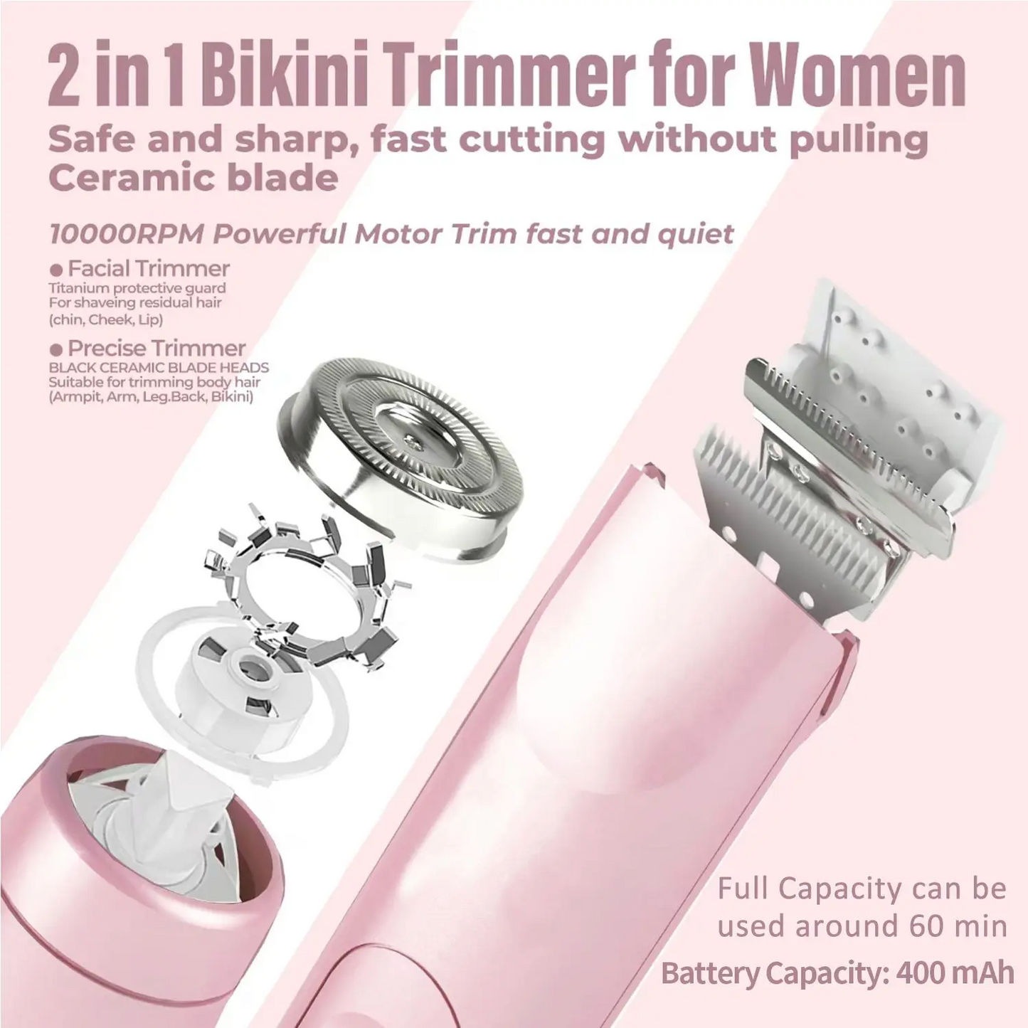 Women's Cordless Hair Trimmer