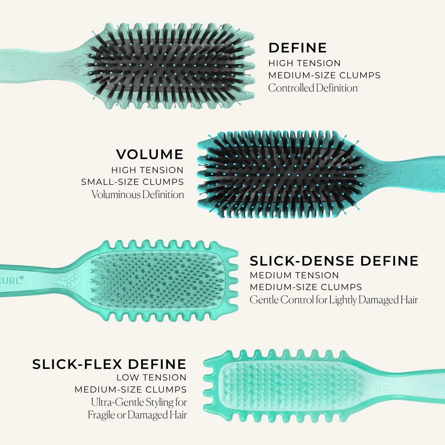 Brush – 5-in-1 Curl Definer for Wavy, Curly & Coily Hair