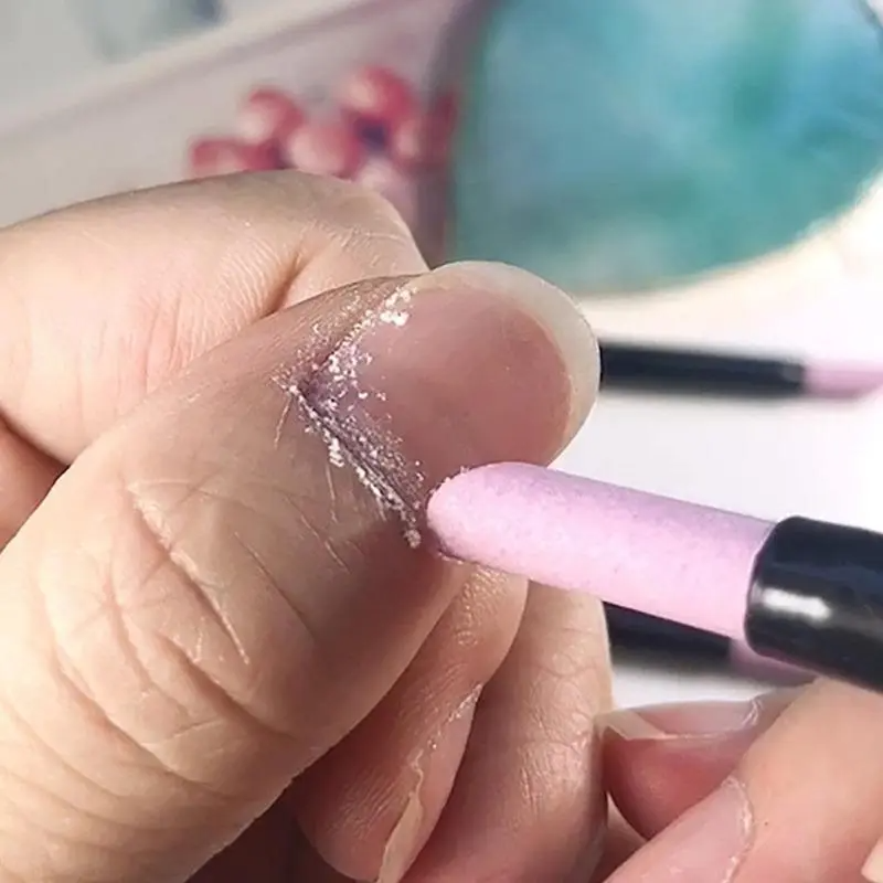 Nail Quartz Stone Cuticle Scrub Pen