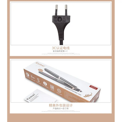 2-in-1 Infrared Ceramic Hair Straightener & Curler