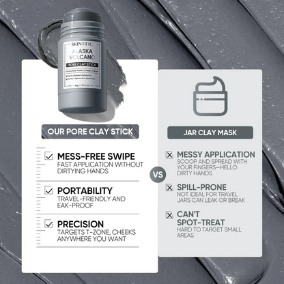Alaska Volcano Pore Clay Stick