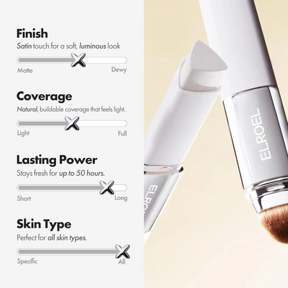 Color-changing foundation stick