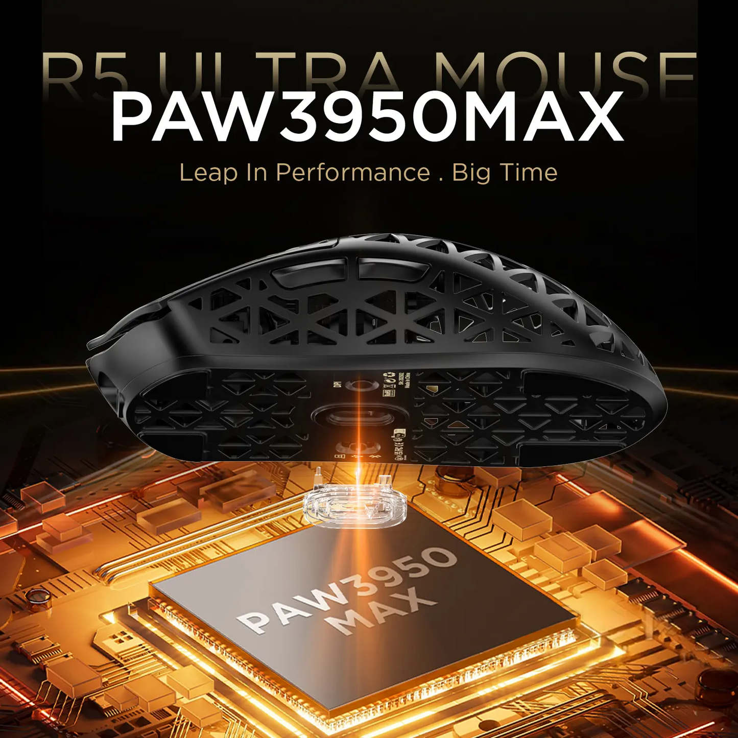 Wireless Gaming Mouse | Carbon Fiber 8K PAW3950MAX