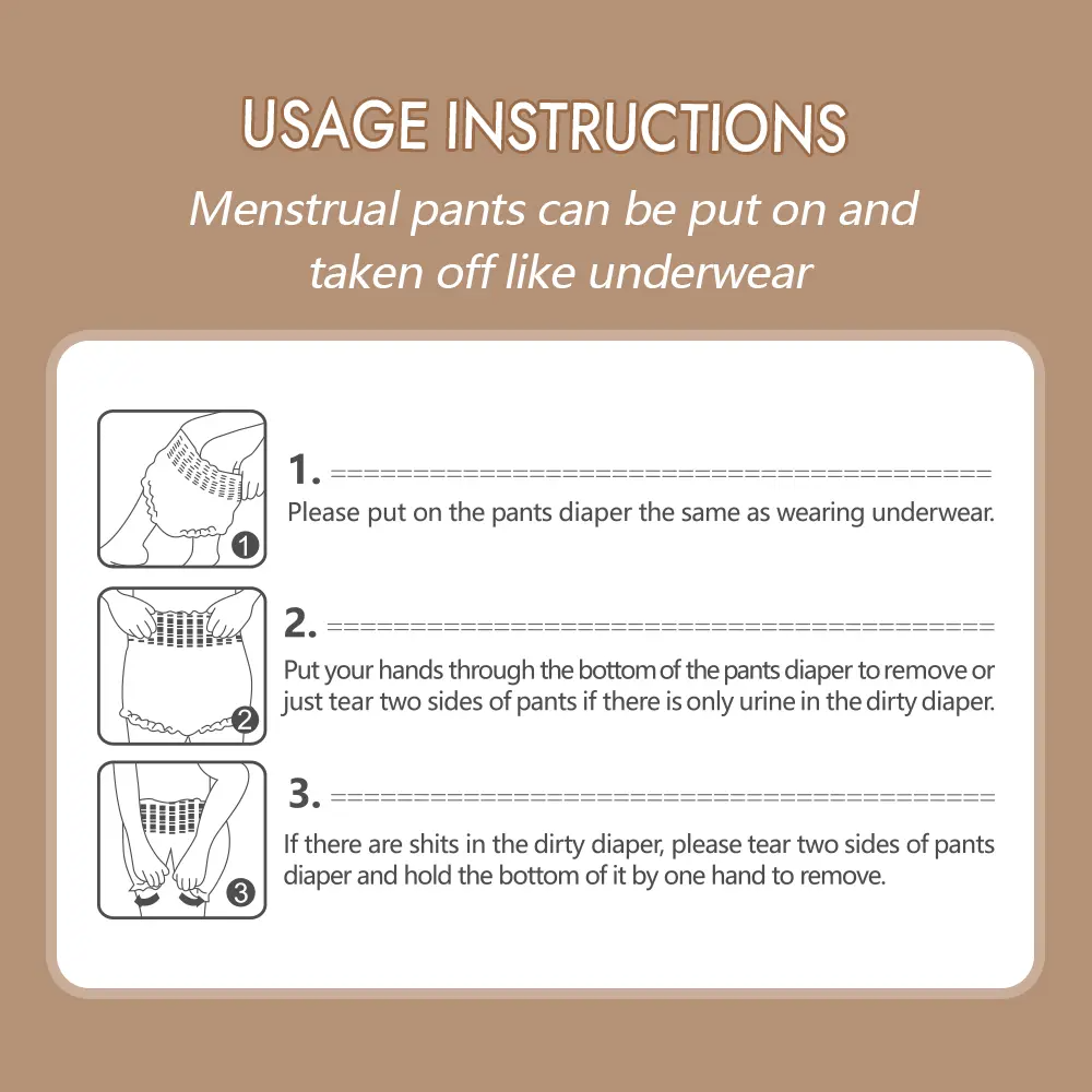 Menstrual Pants – Ultra-Thin, 360° Leak-Proof Period Underwear